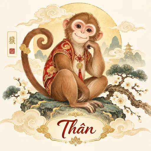 Con giáp Khỉ — ngày Giáp Thân